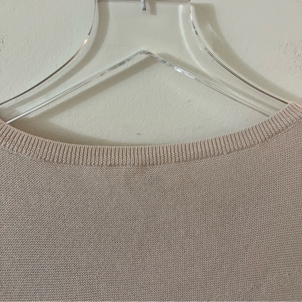 The Reset R Label Essential Pullover Wool Sweater Natural S/M - Picture 10 of 13